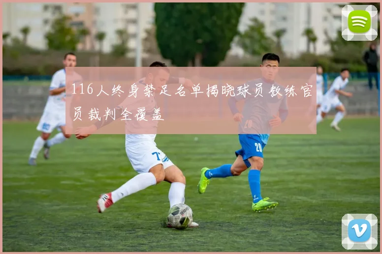 116人终身禁足名单揭晓球员教练官员裁判全覆盖