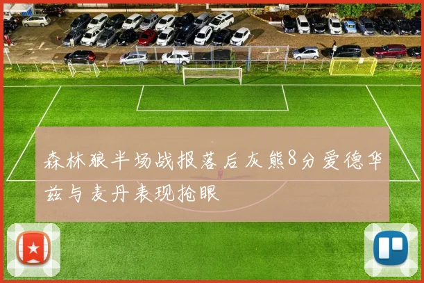 森林狼半场战报落后灰熊8分爱德华兹与麦丹表现抢眼